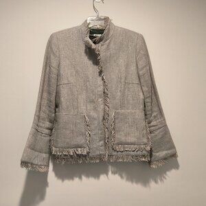 Vintage Harve Bernard by Bernard Holtzman Wool Blazer size 8P with zipper